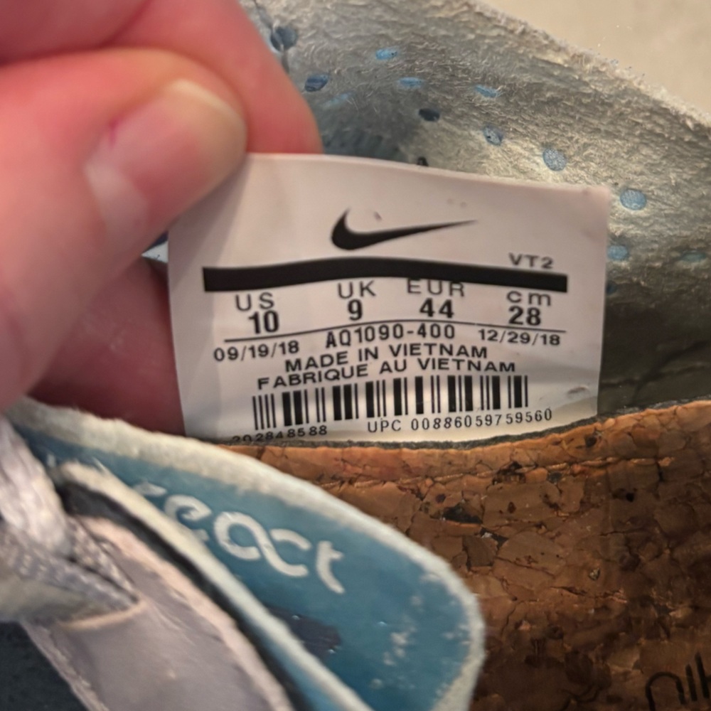 Men’s Nike React Element 87 - ROYAL TINT - Size 10 - Picture 11 of 12
